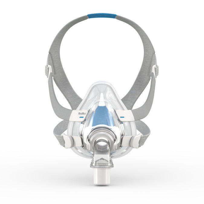 CPAP mask on a white background