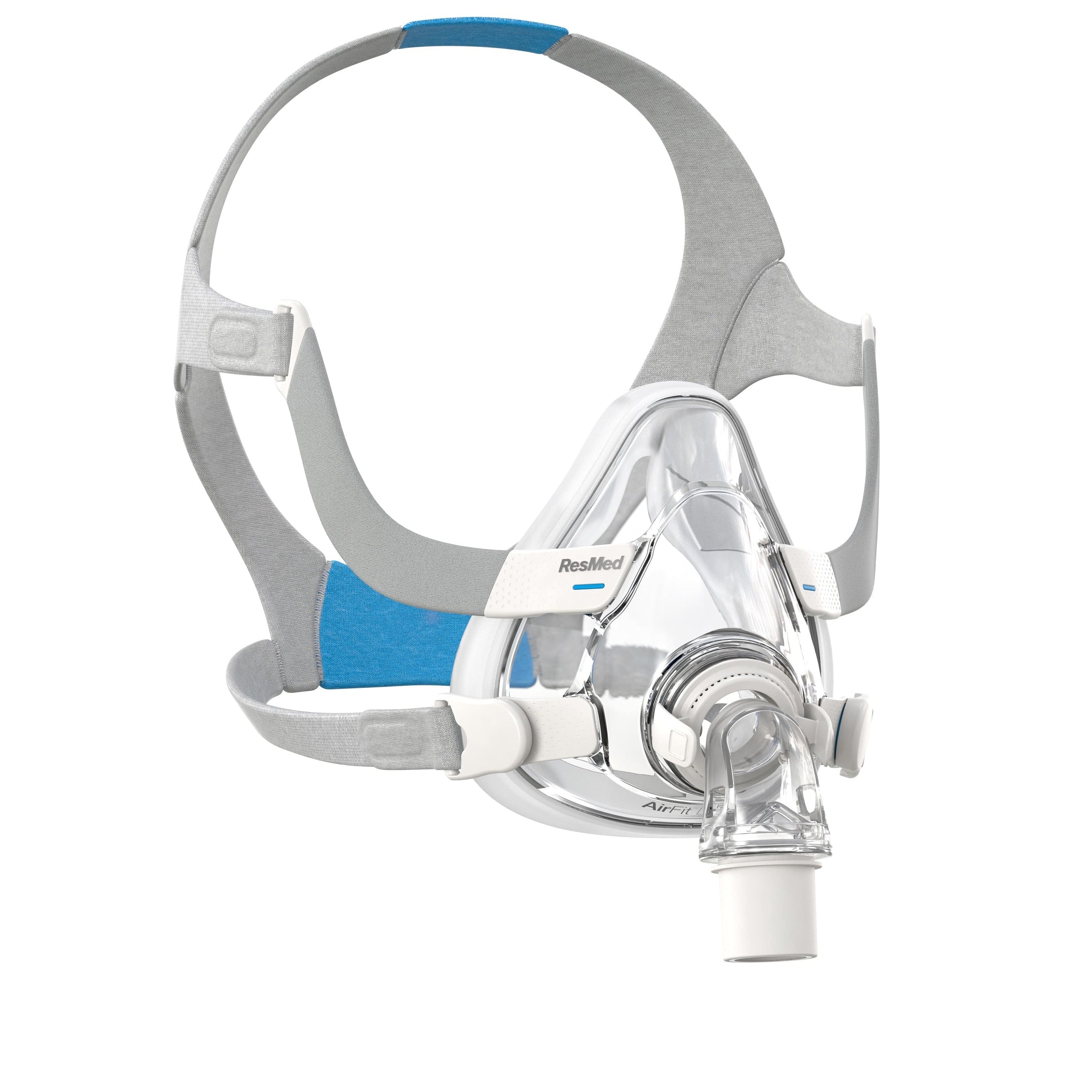 CPAP mask on a white background