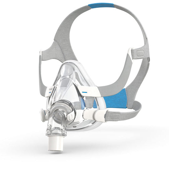 CPAP mask on a white background