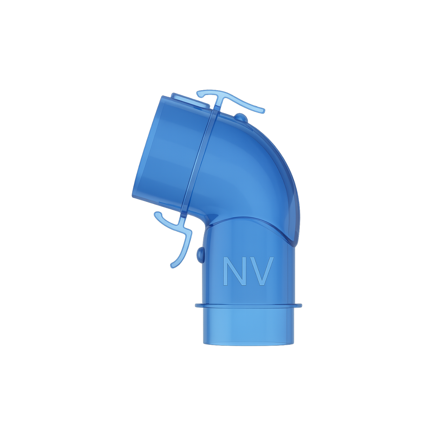 Blue Elbow Without Leak for Mask F20 Quiet - Resmed