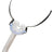 CPAP mask with hose on a white background